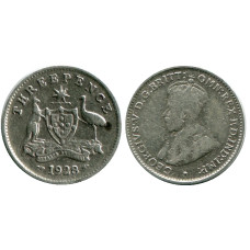 3 пенса Австралии 1928 г.