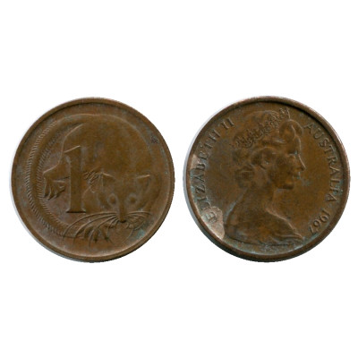 Монета 1 цент Австралии 1967 г., Карликовый летучий кускус