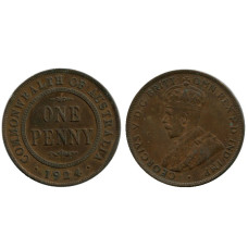 1 пенни Австралии 1924 г.
