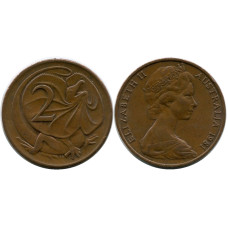 2 цента Австралии 1981 г., Плащеносная ящерица