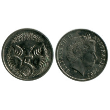 5 центов Австралии 2002 г.