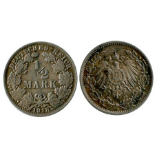 1/2 марки Германии 1918 г. (А)