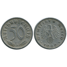 50 рейхспфеннигов Германии 1940 г. F