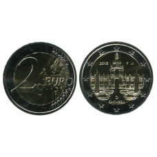 2 евро Германии 2016 г., Цвингер, Саксония (F)