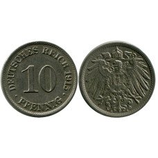 10 пфеннигов Германии 1915 г. (A)