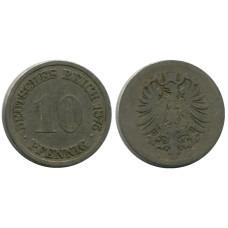 10 пфеннигов Германии 1875 г.