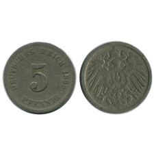 5 пфеннигов Германии 1899 г. (A)
