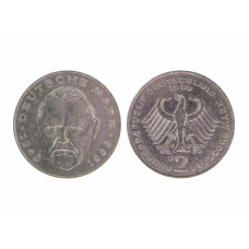 2 марки Германии 1989 г., (D) Людвиг Эрхард