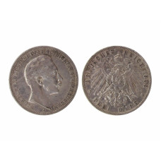 3 марки Пруссии 1908 г. Вильгельм II (1)