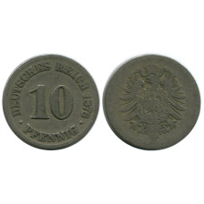 10 пфеннигов Германии 1876 г.