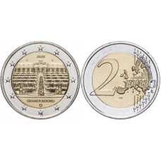 2 евро Германии 2020 г. Дворец Сан-Суси в Потсдаме (F)
