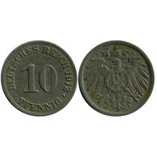 10 пфеннигов Германии 1912 г. (A)