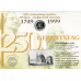 Серебряная монета 10 марок Германии 1999 г. (250 лет со дня рождения Иоганна Вольфганга фон Гёте)