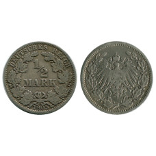 1/2 марки Германии 1905 г. (А)