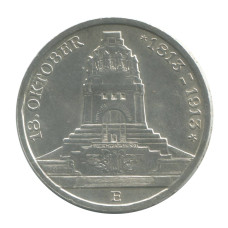 3 марки Германии 1913 г. 100 лет Битве народов. Битва под Лейпцигом (Е)