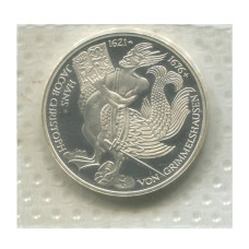 5 марок Германии 1976 г. 300 лет со дня смерти Ганса Якоба Кристоффеля фон Гриммельсгаузена