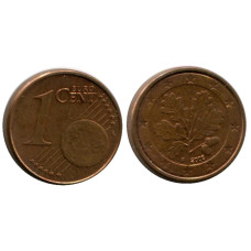 1 евроцент Германии 2008 г. (F)