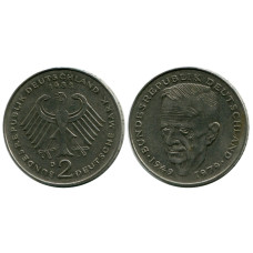 2 марки Германии 1988 г., (D) Курт Шумахер