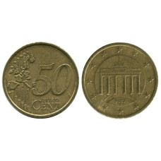 50 евроцентов Германии 2002 г. (G)