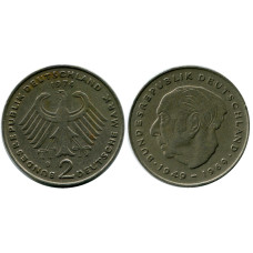2 марки Германии 1974 г. (D) (Теодор Хойс)