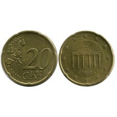 20 евроцентов Германии 2002 г. (А)
