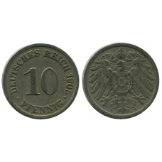 10 пфеннигов Германии 1905 г. (A)