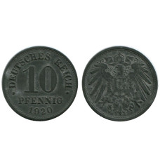 10 пфеннигов Германии 1920 г.