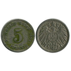 5 пфеннигов Германии 1894 г. (D)