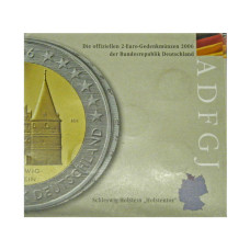 Набор из 5-ти евро монет Германии 2006 г.
