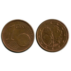 1 евроцент Германии 2004 г. (J)