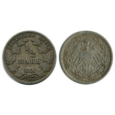 1/2 марки Германии 1906 г. (A)