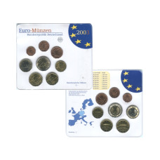 Набор из 8-ми евро монет Германии 2003 г. (2)