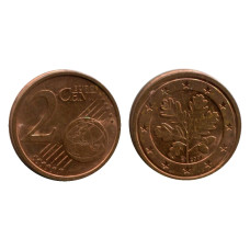 2 евроцента Германии 2007 г. (F)