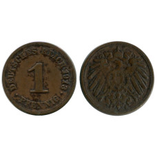 1 пфенниг Германии 1913 г. (F)