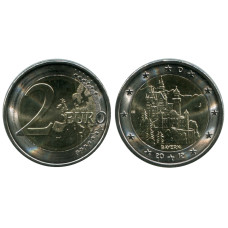 2 евро Германии 2012 г., Замок Нойшванштайн, Бавария (J)