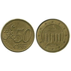 50 евроцентов Германии 2002 г. (J)