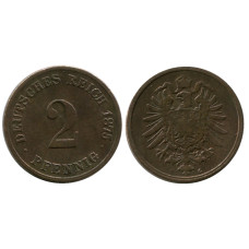 2 пфеннига Германии 1875 г. (G)