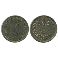 10 пфеннигов Германии 1911 г. (E)