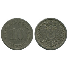 10 пфеннигов Германии 1896 г. (D)