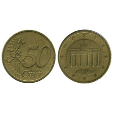 50 евроцентов Германии 2002 г. (A)