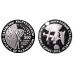 Серебряная монета 500 тенге Казахстана 2012 г.,Космическая станция Мир