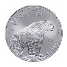 1 тенге Казахстана 2022 г. Снежный барс