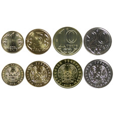 Набор из 4-х монет Казахстана 2013 г. (магнитные)