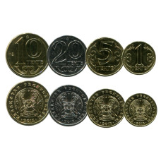 Набор из 4-х монет Казахстана 2014 г. (магнитные)