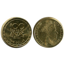 1 доллар Австралии 2017 г., 100 лет АНЗАК