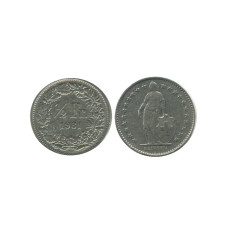 1/2 франка Швейцарии 1981 г.