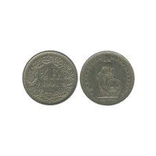 1/2 франка Швейцарии 1991 г.