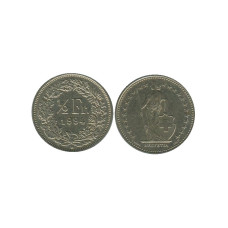 1/2 франка Швейцарии 1994 г.