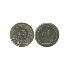 1/2 франка Швейцарии 1974 г.