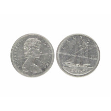 10 центов Канады 1978 г., Парусник